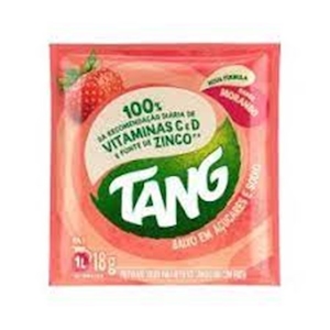 Refresco Em Pó Sabor Morango Tang 18g Com 1un