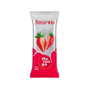 Picolé Cremoso Sabor Morango Amorito 55g
