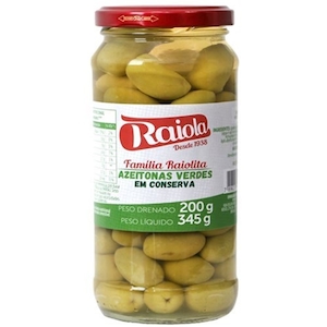 Azeitona Verde Raiola 200g