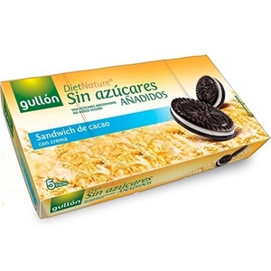 Biscoito Doce Recheado Gullon Chocolate sem Açúcar 210g