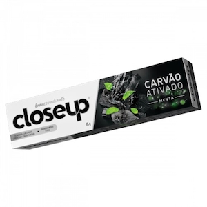 Creme Dental Carvão Ativado Menta Closeup 85g