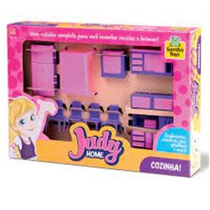 Mini Cozinha Infantil com Boneca Judy Samba Toys