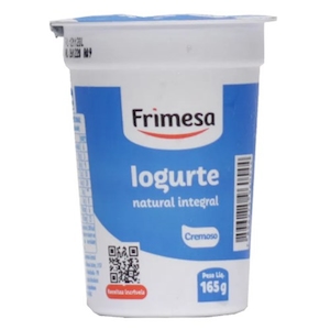Iogurte Natural Integral Copo 165g Frimesa Com 1un