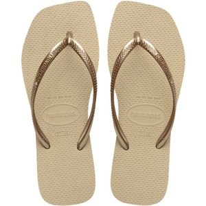 Chinelo Havaianas Slim Square Areia N35/36