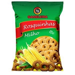 Biscoito Doce Rosquinha Sabor Milho Gameleira 300g