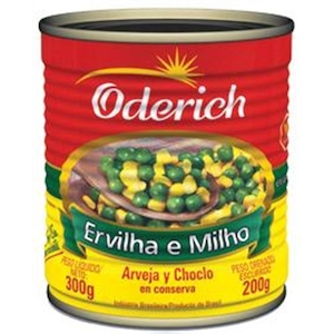 Ervilha e Milho Oderich 200g