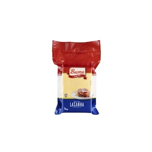 Massa Pronta Pré Cozida para Lazanha e Caneloni Buona Embalagem 500g