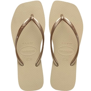 Chinelo Havaianas Slim Square Areia Nº39/40
