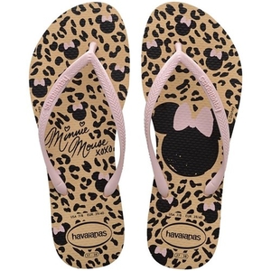Chinelo Havaianas Slim Disney Adulto Dourado Nº37/38