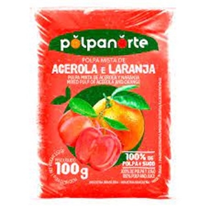 Polpa de Acerola com Laranja Polpa Norte 100g