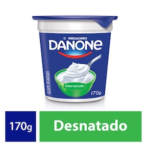Iogurte Natural Desnatado Danone 170g