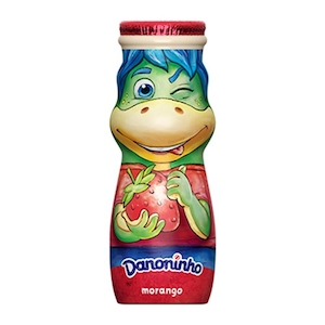 Iogurte Líquido Sabor Morango Danoninho 100g