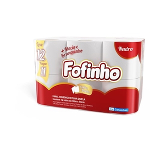 Papel Higiênico Folha Dupla Fofinho Leve 12 Pague 11
