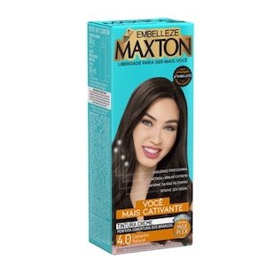 Kit Tintura Maxton Castanho Natural 4.0 Embelleze