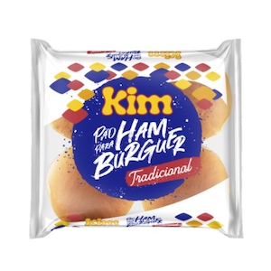 Pão para Hambúrguer Kim 200g com 4un