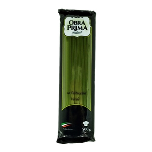 Macarrão Gourmet Fettuccine Verde Obra Prima 500g