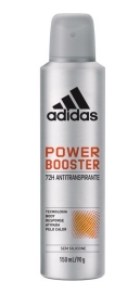 Antitranspirante Aerossol Spray Power Booster Masculino 72h Adidas 150ml