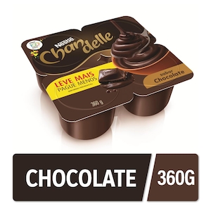 Sobremesa Sabor Chocolate Nestlé Chandelle 360g 4un