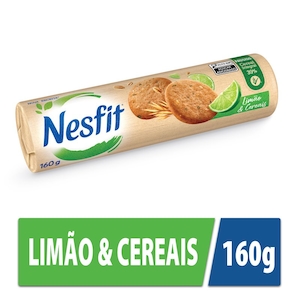 Biscoito Integral Limão e Cereais Nesfit 160g