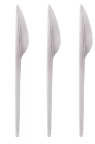 Faca de Plástico para Refeição Cristal Starlux Com 50un