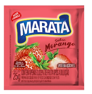 Refresco Sabor Morango Maratá 25gr