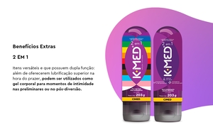 Gel de Massagem Corporal Preliminares Sabor Uva K-Med 50g