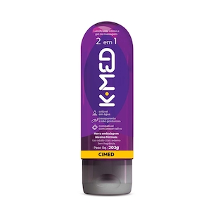 Gel Lubrificante Íntimo K-med 2em1 C/50g