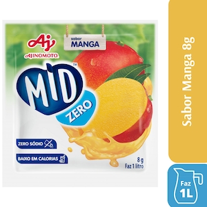 Refresco Em Pó Sabor Manga Zero Mid 8g