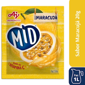 Refresco Em Pó Sabor Maracujá Mid 20g