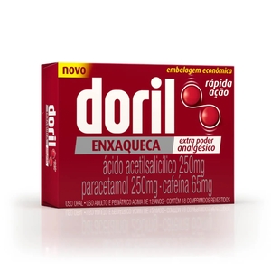 Doril Enxaqueca Cosmed Caixa Com 18 Comprimidos Revestidos