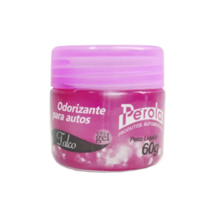 Desodorizador Aromatizante Automotivo Pérola Gel Talco Embalagem 60g