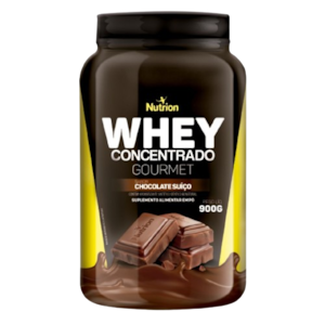 Suplemento Alimentar Whey Protein Sabor Chocolate Gourmet Nutrion 900g