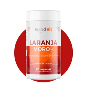 Suplemento Alimentar Good Vit Sabor Laranja Moro 500mg Golden 60 Cápsulas