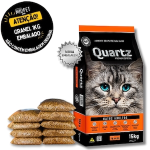 Ração Gatos Adultos Sabor Frango Quartz