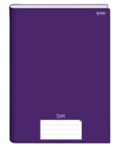 Caderno Capa Dura Stiff Roxo Jandaia 96 Folhas