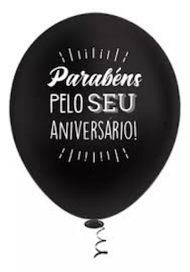 Balão N.09 Feliz Aniversário