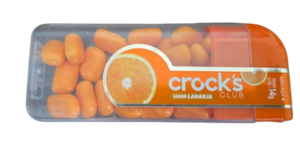 Bala Pastilha Mini Sabor Laranja Crocks Club 14g