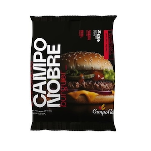 Hambúrguer de Carne Bovina Congelado Campo Nobre 165g