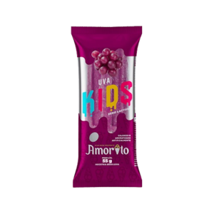 Picolé Kids Sabor Uva Amorito 55g