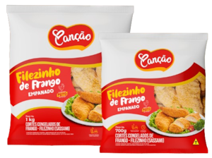 Filezinho de Frango Empanado 1kg Canção
