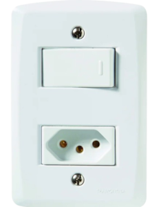 Interruptor Com Tomada 2p 10a Tramontina