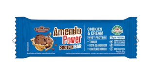 Barra de Proteína  Sabor Cookies E Cream Amendo Power da Colonia 50g