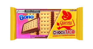 Biscoito Choco Trio 90g Bono Garoto