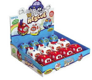 Coleção de Miniaturas de Carros Rescue Coloria Kit 12 Und