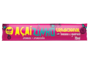 Açaí Tradicional Banana E Guaraná 70ml 12 Unidades Açaizinho