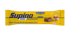Barra de Fruta Supino Sabor Banana Ao Leite Banana Brasil 24g
