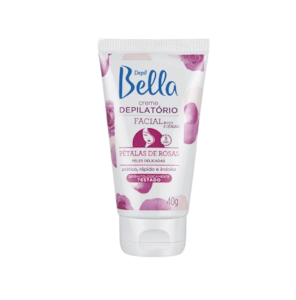 Creme Depilatório Facial Pétalas de Rosas Depil Bella 40g