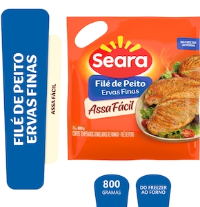 Filé de Peito Temperado Seara Assa Fácil 800g