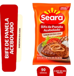 Bife de Panela Acebolado Seara 90g
