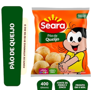 Pão de Queijo Seara Turma da Mônica 400g